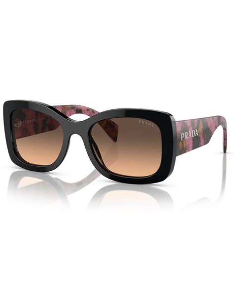 Prada Lettering Oval Women's Sunglasses, PR A08S